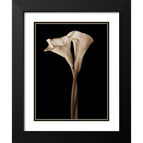 The Embrace Black Modern Wood Framed Art Print with Double Matting by Rehner, John
