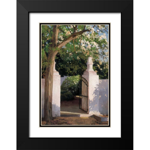 Acacia Black Modern Wood Framed Art Print with Double Matting by Romeu, Poch