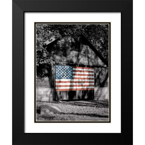 Made in the USA Black Modern Wood Framed Art Print with Double Matting by Roffman, Richard