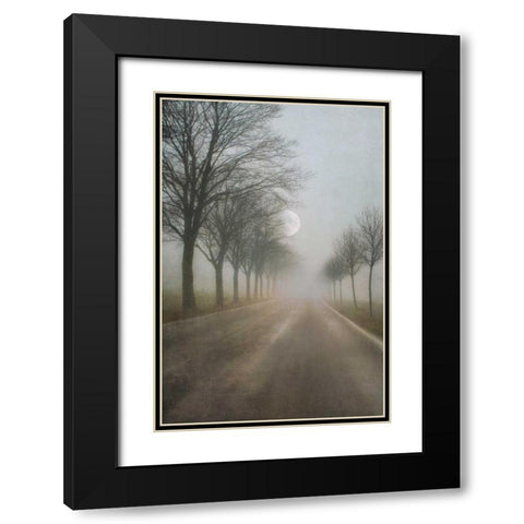 A Quiet Place Black Modern Wood Framed Art Print with Double Matting by Szilagyi, Ily