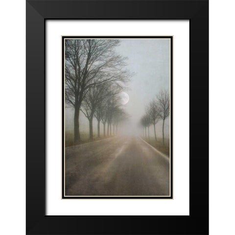 A Quiet Place Black Modern Wood Framed Art Print with Double Matting by Szilagyi, Ily