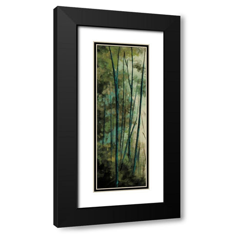 La Senda I Black Modern Wood Framed Art Print with Double Matting by Solis, Luis