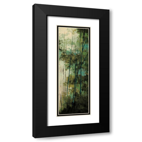 La Senda II Black Modern Wood Framed Art Print with Double Matting by Solis, Luis