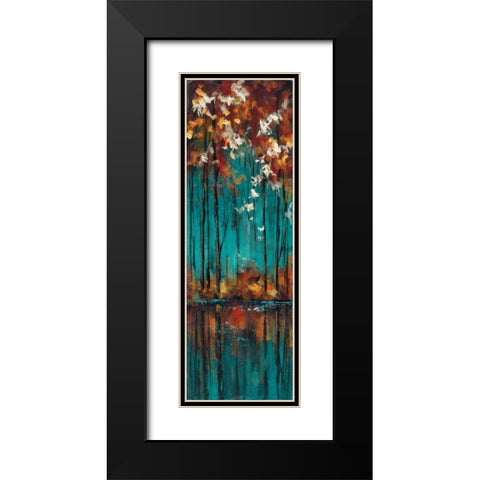 The Mirror II Black Modern Wood Framed Art Print with Double Matting by Solis, Luis