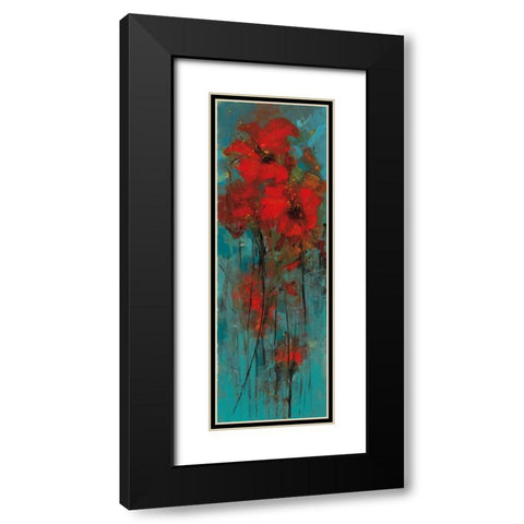 Delights of the Heart I Black Modern Wood Framed Art Print with Double Matting by Solis, Luis