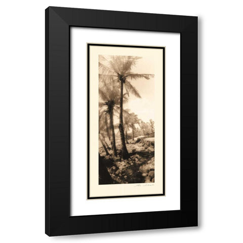 Equatorial Breeze I Black Modern Wood Framed Art Print with Double Matting by Schrack, Thea