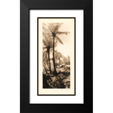 Equatorial Breeze I Black Modern Wood Framed Art Print with Double Matting by Schrack, Thea