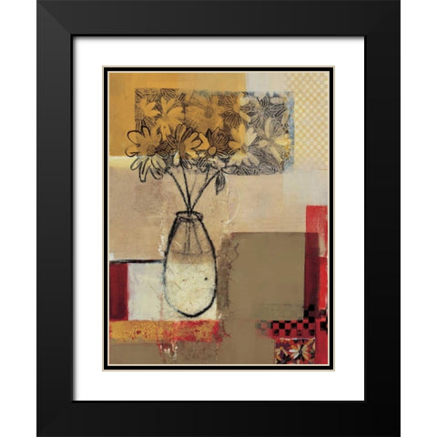 Sketchbook Series I Black Modern Wood Framed Art Print with Double Matting by Tunick, Connie