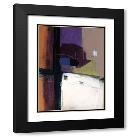 Linear Motion IV Black Modern Wood Framed Art Print with Double Matting by Thorngren, Mary Beth