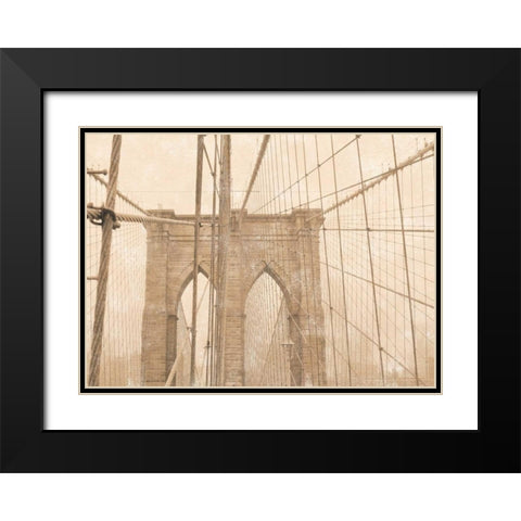 Golden Age IV Black Modern Wood Framed Art Print with Double Matting by Tarras, Teo