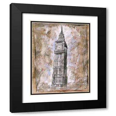 Big Ben Black Modern Wood Framed Art Print with Double Matting by Wiley, Marta G.