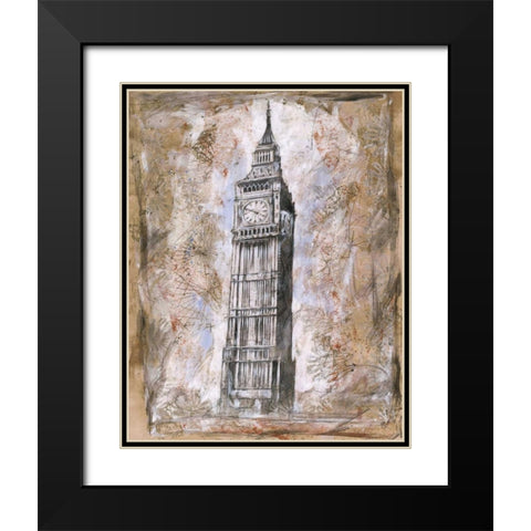 Big Ben Black Modern Wood Framed Art Print with Double Matting by Wiley, Marta G.