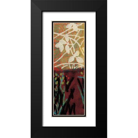 Secret Pathways Black Modern Wood Framed Art Print with Double Matting by Willson, Valerie
