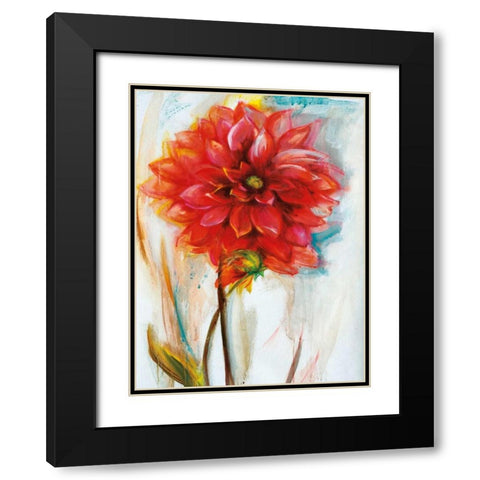 Dalia Black Modern Wood Framed Art Print with Double Matting by Zielinska, Maria