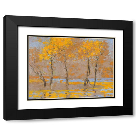Black Trunks - Ltd. Ed 950 Black Modern Wood Framed Art Print with Double Matting by Bality, Andras
