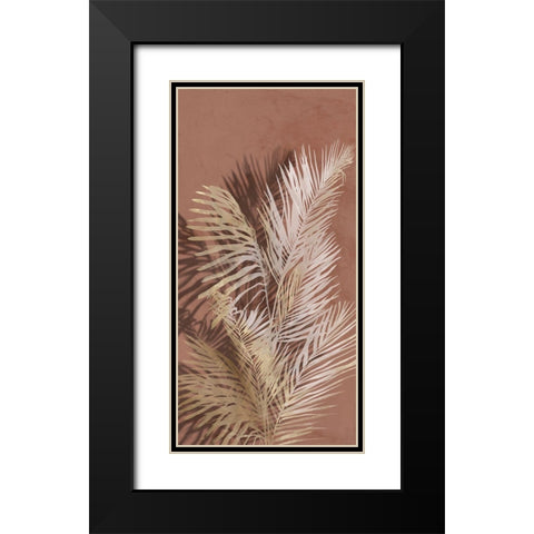 Warm Tropics I  Black Modern Wood Framed Art Print with Double Matting by Aria K