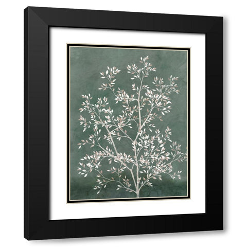 Delicate Tree I  Black Modern Wood Framed Art Print with Double Matting by Aria K