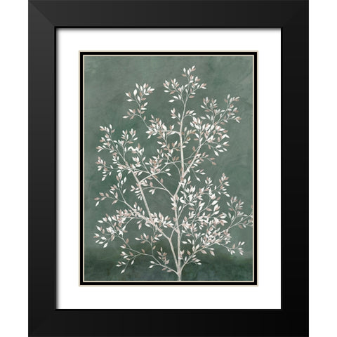Delicate Tree I  Black Modern Wood Framed Art Print with Double Matting by Aria K