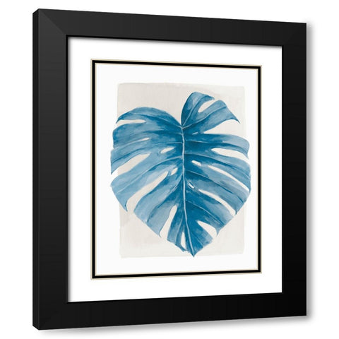 Palms at Sunset I Black Modern Wood Framed Art Print with Double Matting by Aria K