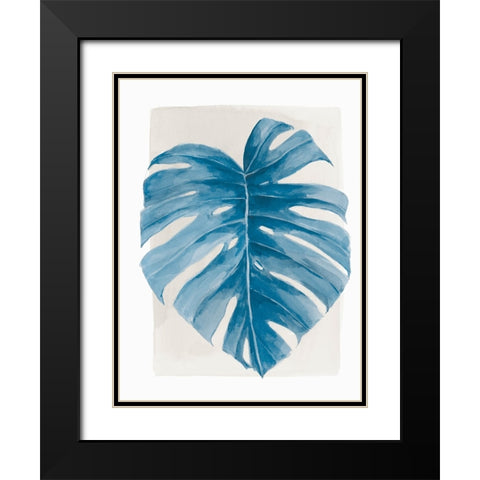 Palms at Sunset I Black Modern Wood Framed Art Print with Double Matting by Aria K