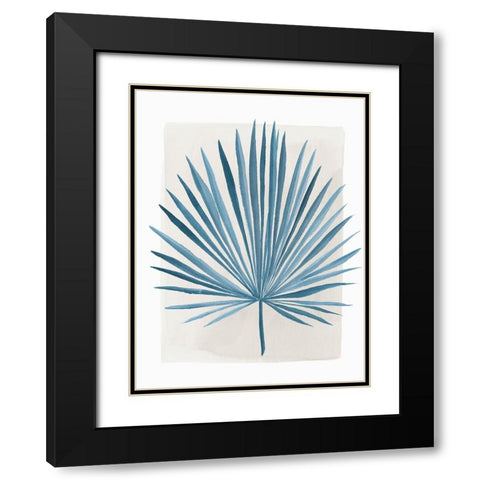 Palms at Sunset II Black Modern Wood Framed Art Print with Double Matting by Aria K