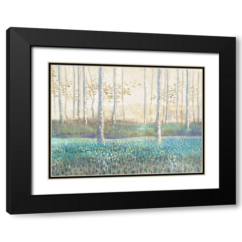 Comprehension I Black Modern Wood Framed Art Print with Double Matting by Del Rizzo, Anthony