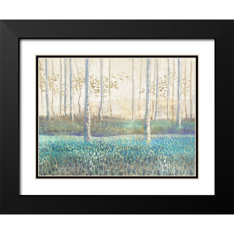 Comprehension I Black Modern Wood Framed Art Print with Double Matting by Del Rizzo, Anthony