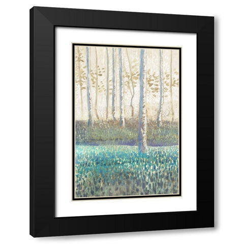 Comprehension II Black Modern Wood Framed Art Print with Double Matting by Del Rizzo, Anthony