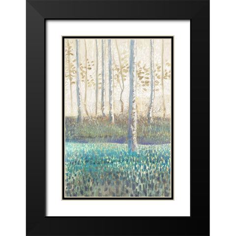 Comprehension II Black Modern Wood Framed Art Print with Double Matting by Del Rizzo, Anthony