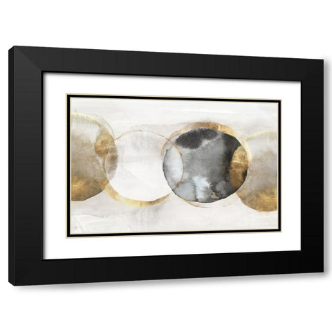 The Opposite Black Modern Wood Framed Art Print with Double Matting by Peal, Emma