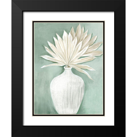 Sandy Boho Dry Palms I  Black Modern Wood Framed Art Print with Double Matting by Black, Alex