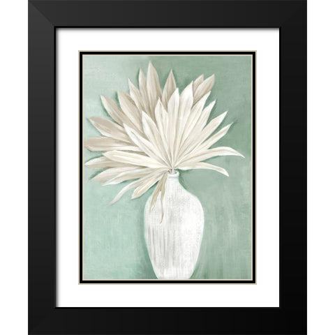 Sandy Boho Dry Palms II Black Modern Wood Framed Art Print with Double Matting by Black, Alex