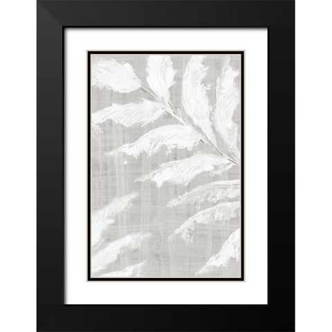 Neutral Palms I  Black Modern Wood Framed Art Print with Double Matting by Black, Alex
