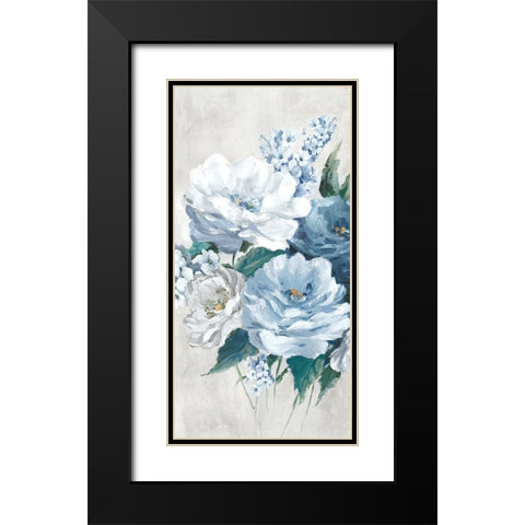 Bundles of Blue I Black Modern Wood Framed Art Print with Double Matting by Black, Alex