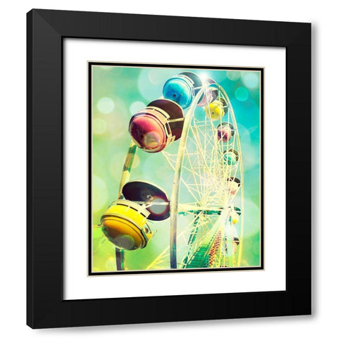 Lighter than Air Black Modern Wood Framed Art Print with Double Matting by Cadloff, Robert