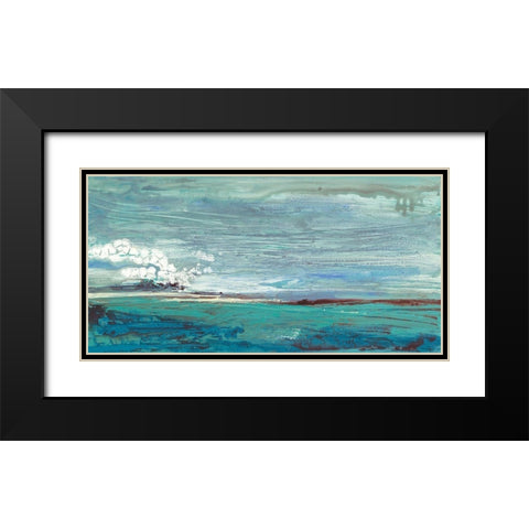 On the Horizon Black Modern Wood Framed Art Print with Double Matting by Hove, Beth Ten