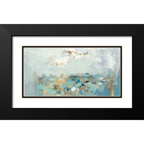 Nu Bleu  Black Modern Wood Framed Art Print with Double Matting by Rowan, Grace