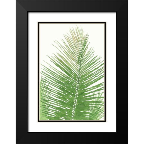 Palma da Cocco Black Modern Wood Framed Art Print with Double Matting by Errico and Slyp