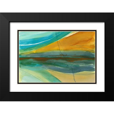 Mandato  Black Modern Wood Framed Art Print with Double Matting by Errico and Slyp