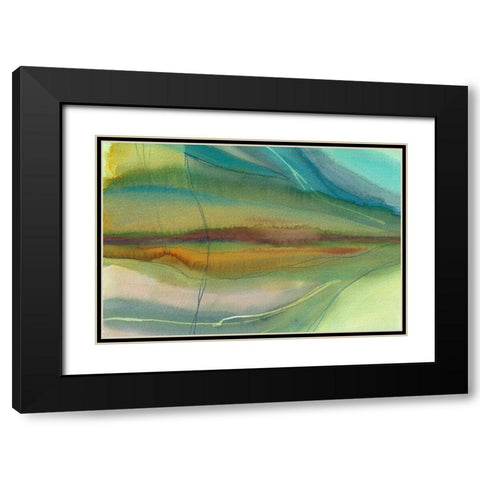 Trovato  Black Modern Wood Framed Art Print with Double Matting by Errico and Slyp