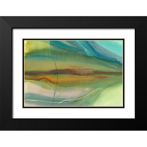 Trovato  Black Modern Wood Framed Art Print with Double Matting by Errico and Slyp