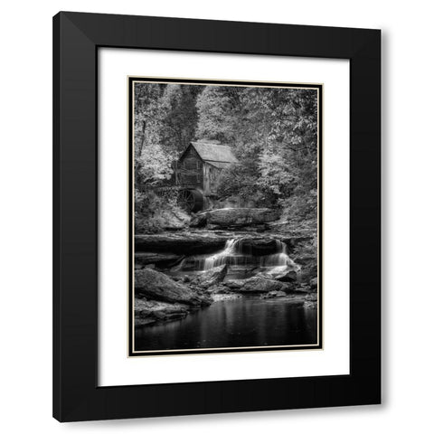 Glade Creek I  Black Modern Wood Framed Art Print with Double Matting by Berk