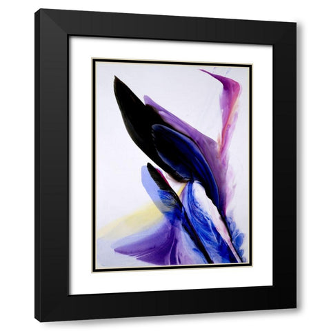 Winged Victory Black Modern Wood Framed Art Print with Double Matting by Ridgeway, Bette