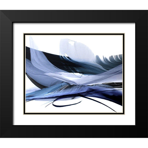 Echoes of Love Black Modern Wood Framed Art Print with Double Matting by Ridgeway, Bette
