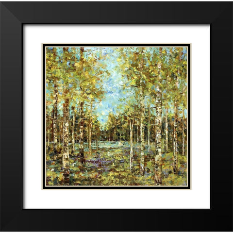 Pristine Black Modern Wood Framed Art Print with Double Matting by Dolce, Carmen