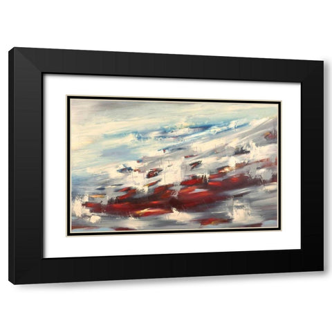 Solitude Black Modern Wood Framed Art Print with Double Matting by Ligeros, Cynthia