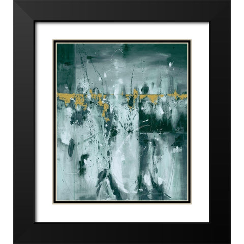 Sweet Sorrow Black Modern Wood Framed Art Print with Double Matting by Ligeros, Cynthia