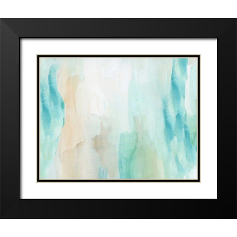 Zenith II Black Modern Wood Framed Art Print with Double Matting by Essue, Christina
