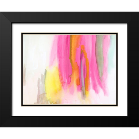 Dulcet II Black Modern Wood Framed Art Print with Double Matting by Essue, Christina
