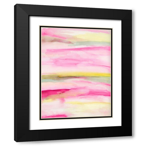 Sparkling I Black Modern Wood Framed Art Print with Double Matting by Essue, Christina
